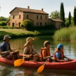 Gite in canoa nei dintorni degli agriturismi: le acque più tranquille per principianti e famiglie