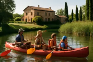 Gite in canoa nei dintorni degli agriturismi: le acque più tranquille per principianti e famiglie