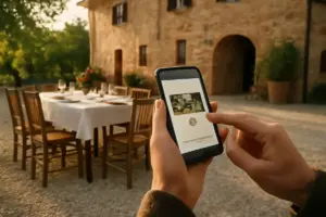 Come prenotare una cena tipica nell’aia dell’agriturismo? La soluzione che evita brutte sorprese
