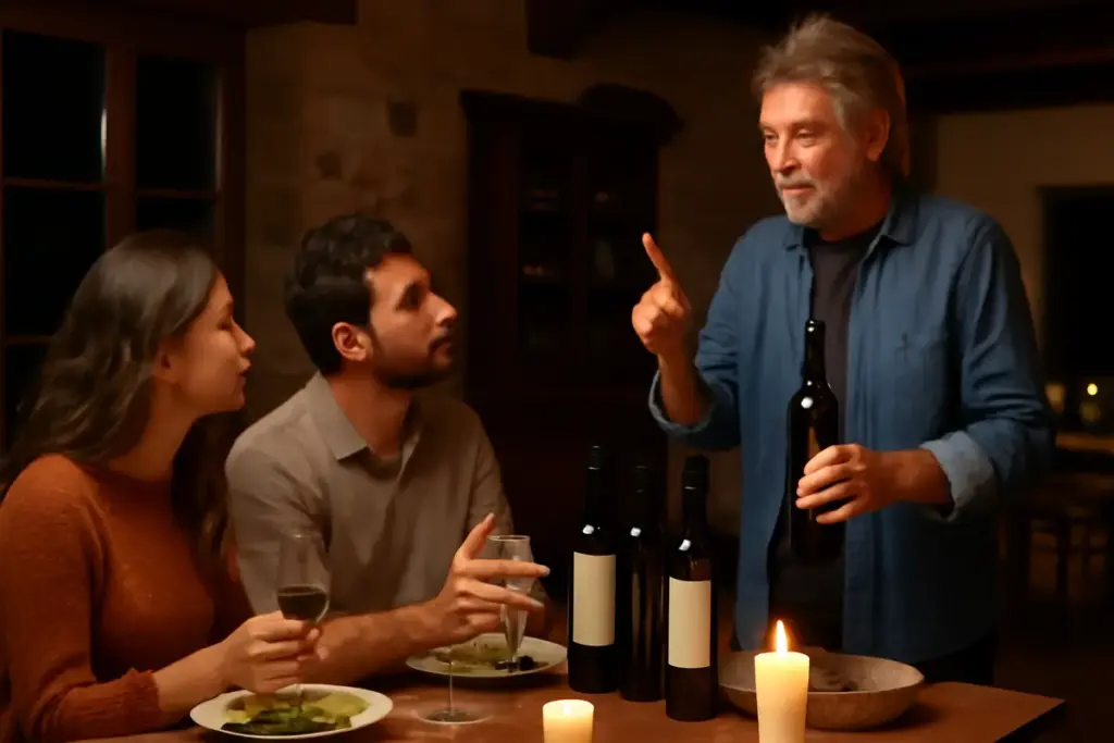 Come scegliere il vino giusto in agriturismo? Il consiglio pratico fornito dai produttori stessi durante la cena