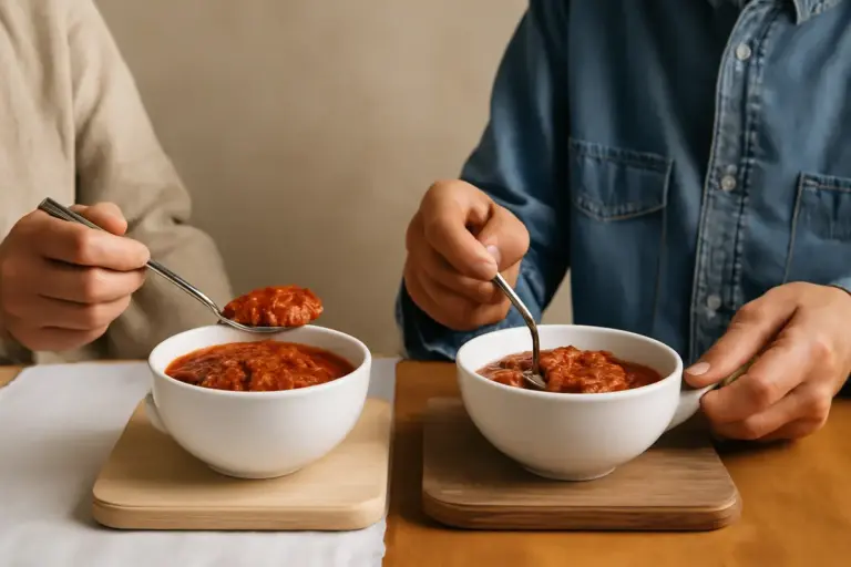 Assaggi di ragù e sughi casalinghi: il dettaglio che differenzia davvero le ricette di campagna da quelle urbane