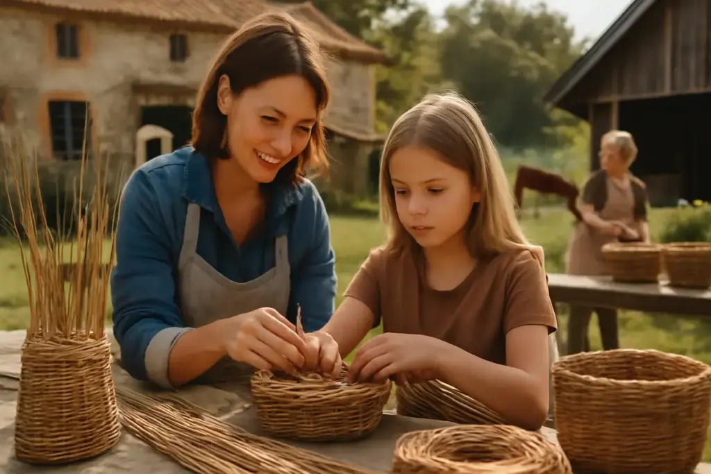 Laboratori di intreccio con materiali naturali dagli agriturismi: come creare ricordi autentici delle vacanze
