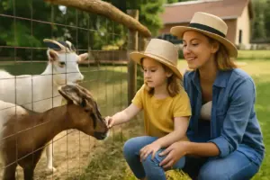 Allevamenti didattici in agriturismo: come avvicinare i bambini agli animali in sicurezza